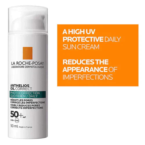 Anthelios Oil Correct Photocorrection Daily Oil Free Fluid SPF 50+