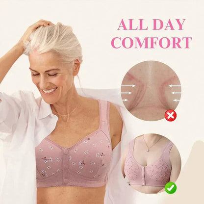 Sagging Front Open Cooling Cotton Bra Pack Of 2 and 3