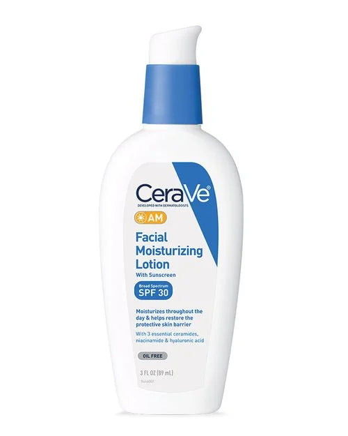 CeraVe AM Facial Moisturizing Lotion with Suncreen Broad Spectrum 89 M