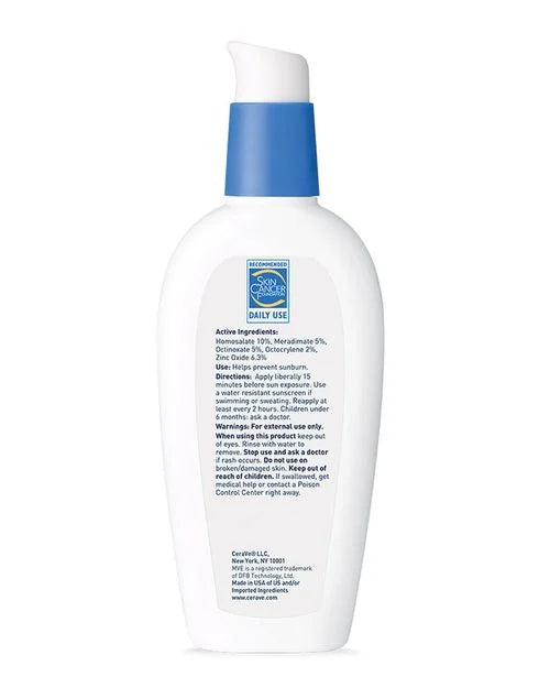 CeraVe AM Facial Moisturizing Lotion with Suncreen Broad Spectrum 89 M