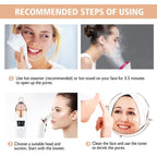 5-in-1 Rechargeable Pore Cleaner – Gentle Suction Facial Care Tool